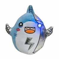 LED Thicc Shark Cyborg Plush Toy-Lankybox Cyborg Series-LankyBot Plush Doll